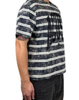 ACID STRIPES T-SHIRT STEEL GREY