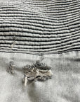 GREY SANDED BIKER