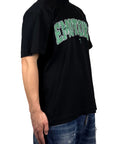 BLACK TEE DOUBLE PRINT EMO.T.RUST