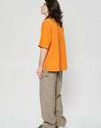 SAID OVERSIZED T-SHIRT ORANGE