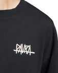 COSTA OVERSIZED T-SHIRT PAURA TAG BLACK
