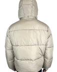 BEIGE NYLON PUFFER