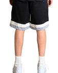 LINES BLACK SHORTS