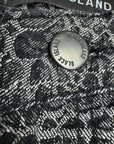 CROC TEXTURED WASHED DENIM JEANS