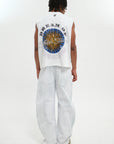 VARNISH WASH DENIM WHITE