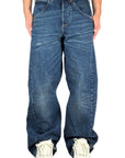 JEANS TWIST SLUB DENIM DARK