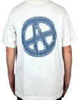 DENIM LOGO T-SHIRT LIGHT GREY