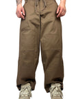 BROWN BIG OVER PANTS
