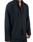BLACK KOREAN SHIRT
