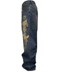 DISTRESSED BAGGY - STAINED PATCHES
