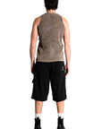 BLACK CARPENTER SHORTS
