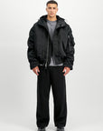 N-2B BASE UV OVERSIZED WINTER JACKET BLACK