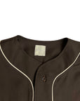 BROWN BASEBALL JERSEY SHIRT