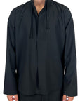 BLACK KOREAN SHIRT