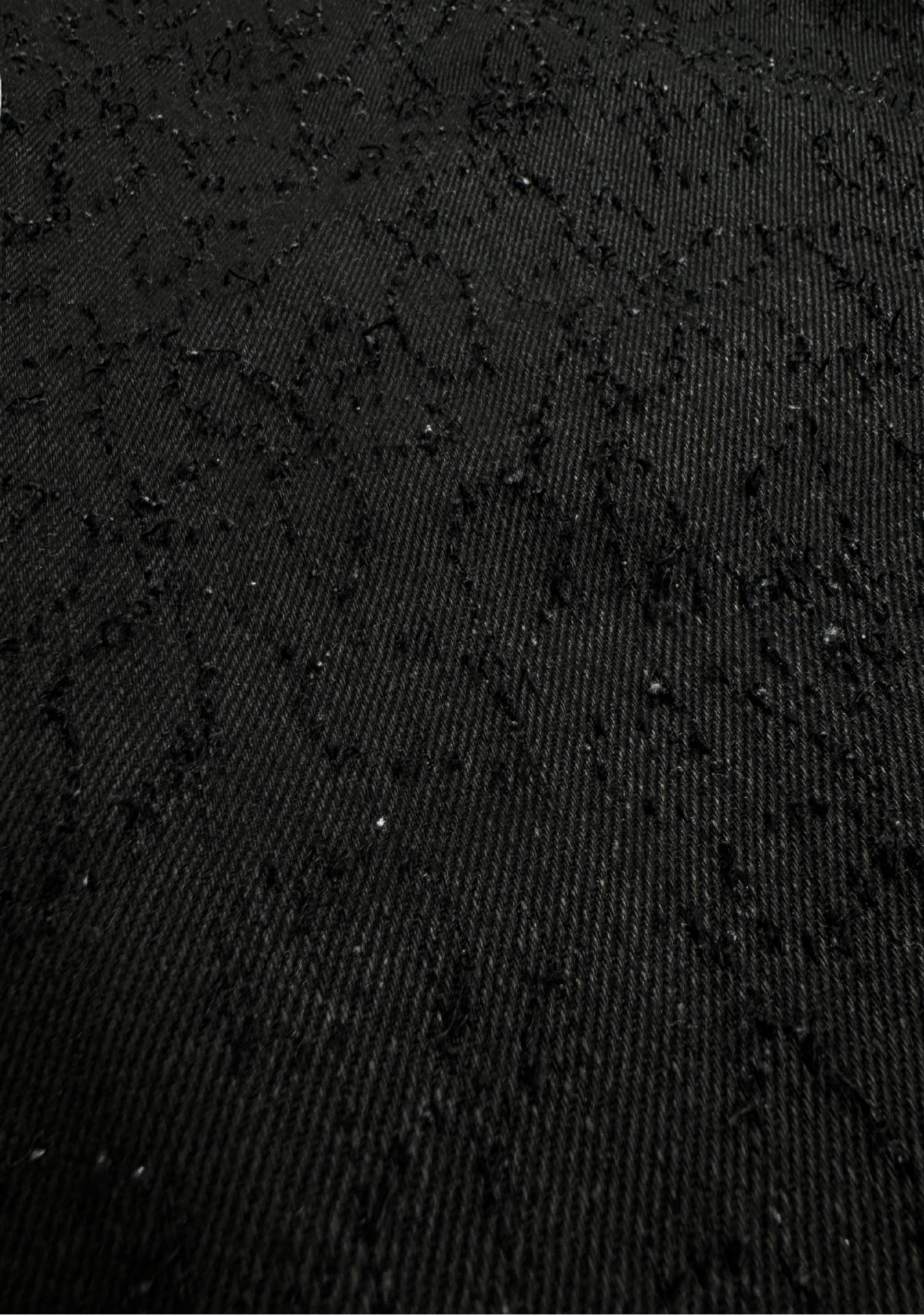 DESTROYED BLACK BAGGY