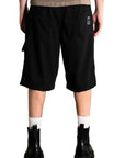BLACK CARPENTER SHORTS