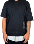 TRIPLE LAYER BLACK TEE