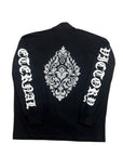 BLACK LONG SLEEVE PRINT ALL SIDES