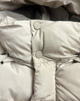 BEIGE NYLON PUFFER
