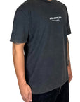 T-SHIRT AMISH JERSEY GRUNGE PIGMENT STONE BLACK