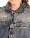 MINERAL WASH DENIM JACKET