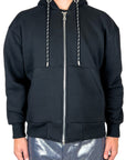 ARCHIVES 1983 HOODED ZIP BLACK
