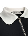 BLACK DOUBLE SLEEVED POLO RUTHLESS