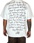 DAN SABLON POET WHITE T-SHIRT