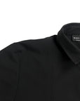 BLACK NYLON POLO