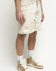 WHITE CONTRAST SHORTS