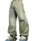 BAGGY OVER SAND PLATIN TRANSPARENT