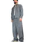 VELVET GREY PANTS