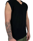 BLACK OVER GILET
