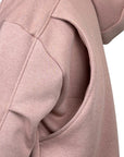 ANTIQUE PINK BASIC SWEATSHIRT FLAPS