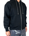ARCHIVES 1983 HOODED ZIP BLACK