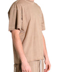 BEIGE WASHED G TEE