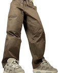 BROWN BIG OVER PANTS