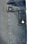 LASERIZED CARGO DENIM