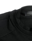 BLACK MULTI PRINT LONG SLEEVE TEE