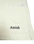 T-SHIRT MICRO LOGO AMISH CREAM