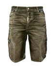 SHORTS CARGO GREEN PIGMENTED TRANSPARENT