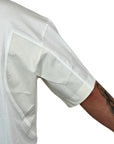 WHITE DOUBLE FABRIC CUTS