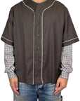 BROWN BASEBALL JERSEY SHIRT