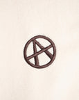 EMBLEM FLEECE JACKET CREAM