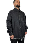 ZERO BLACK WASH OVER SHIRT