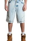 REVERSE LIGHT WASHED JORTS