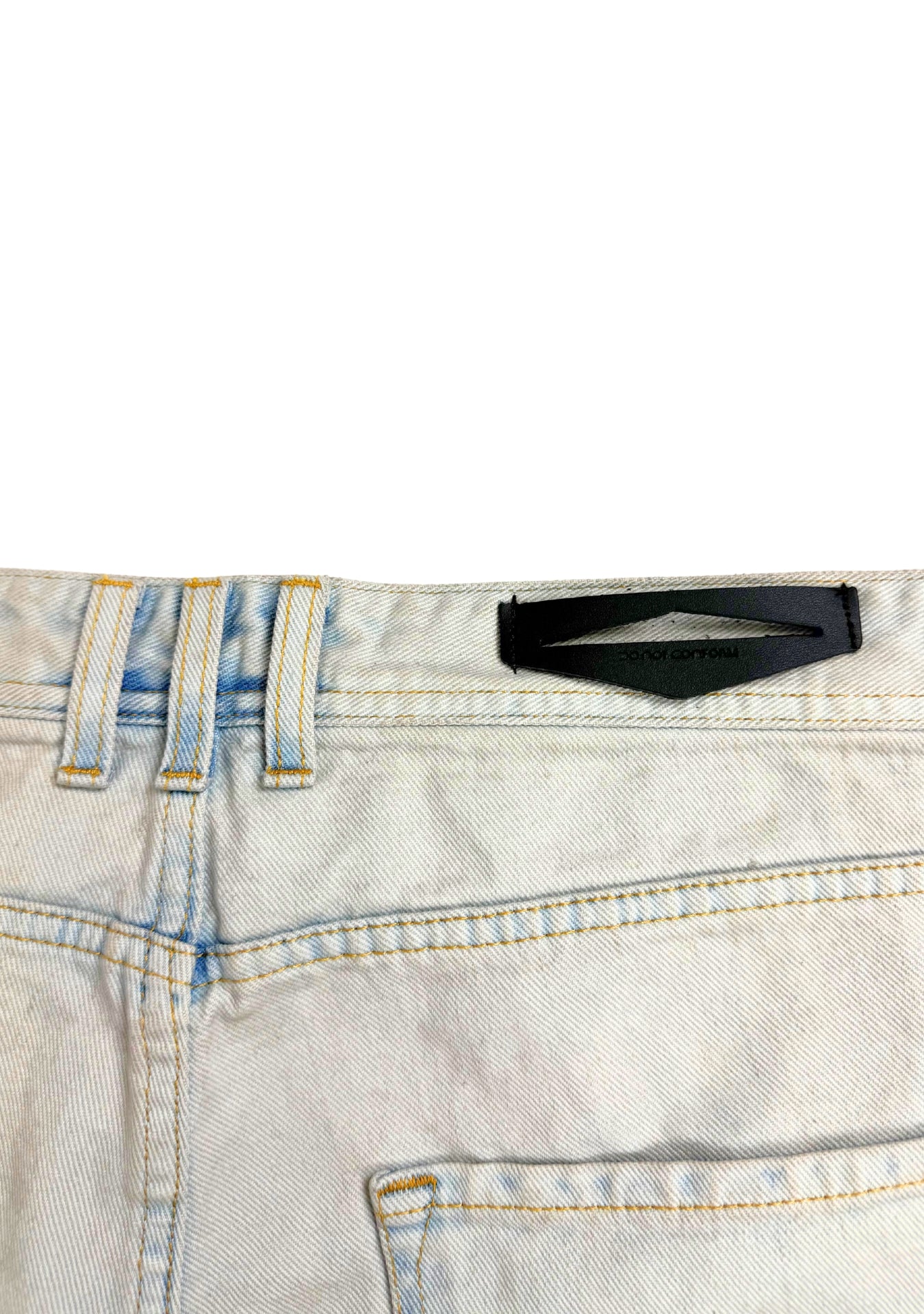 CHAMOMILE BAGGY CROSS EMBROIDERY