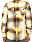 WORK SHIRT CHECK SHIRT BROWN-BRICK