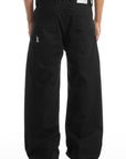 TAILWARD//DOUBLE BLACK RAW DENIM JEANS