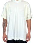 WHITE DOUBLE FABRIC CUTS